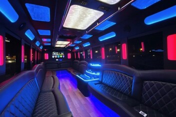 Elk Grove Limousine Bus Interior