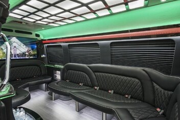 Elk Grove Sprinter Party Bus Interior