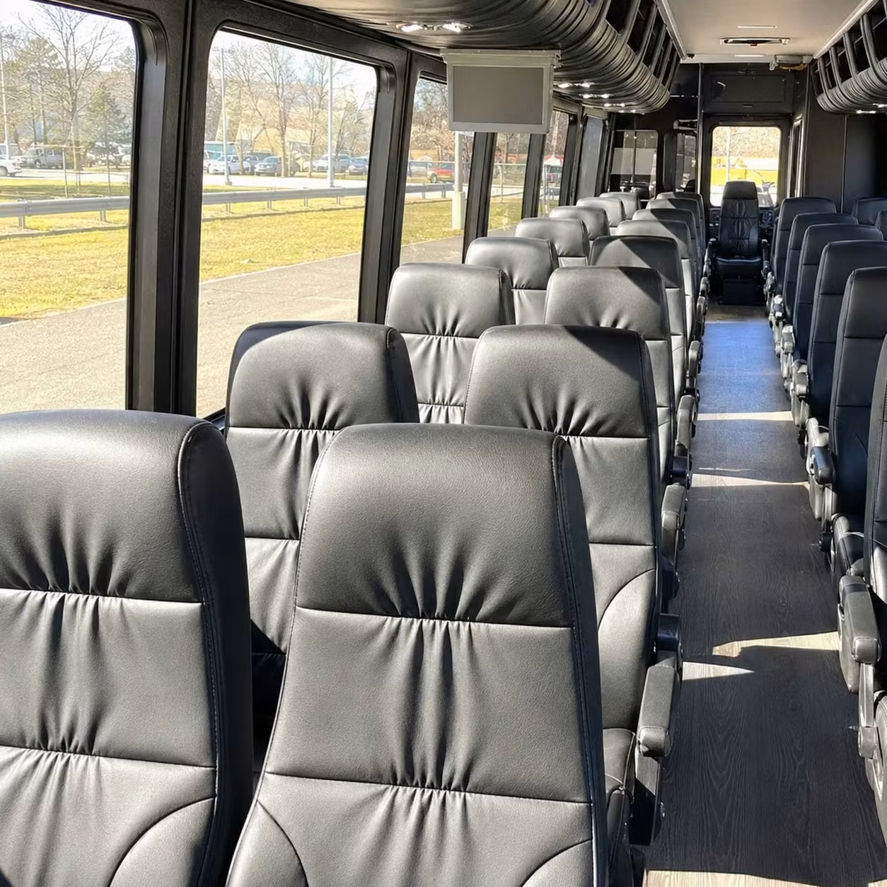 25 passenger minibus interior
