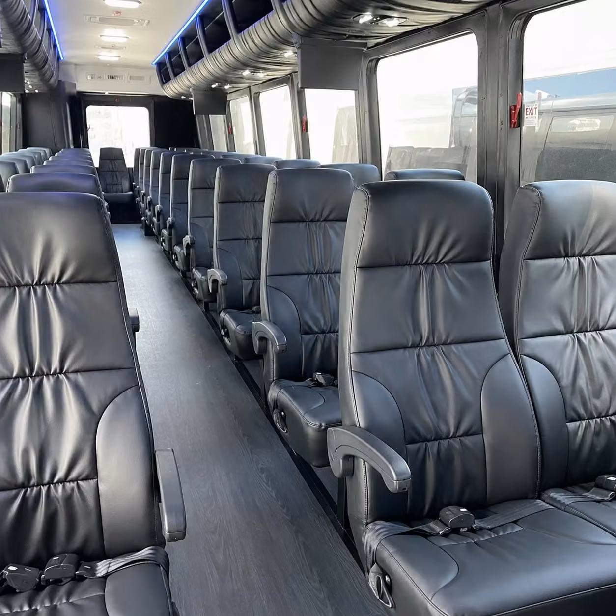 28 passenger minibus interior