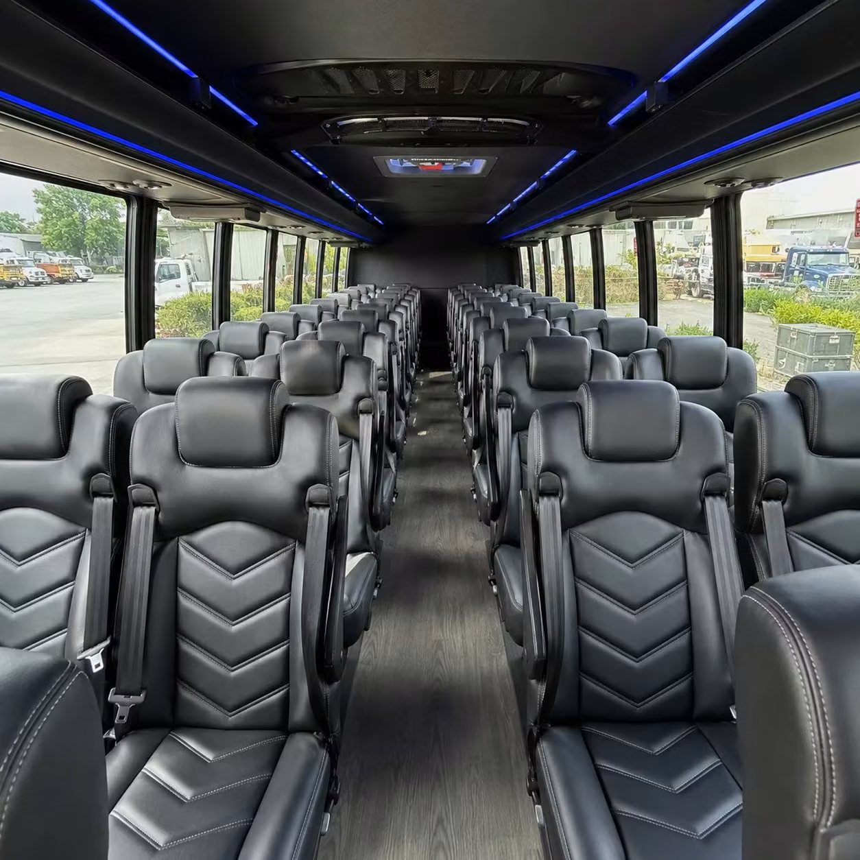 30 passenger minibus inside