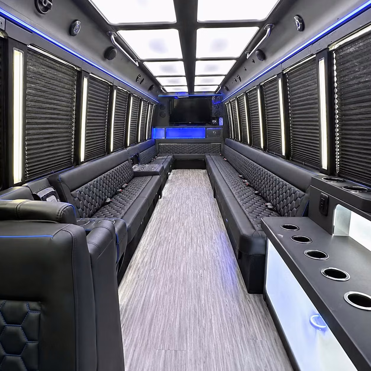 choose a party bus in elk grove and turn the ride into part of the concert experience