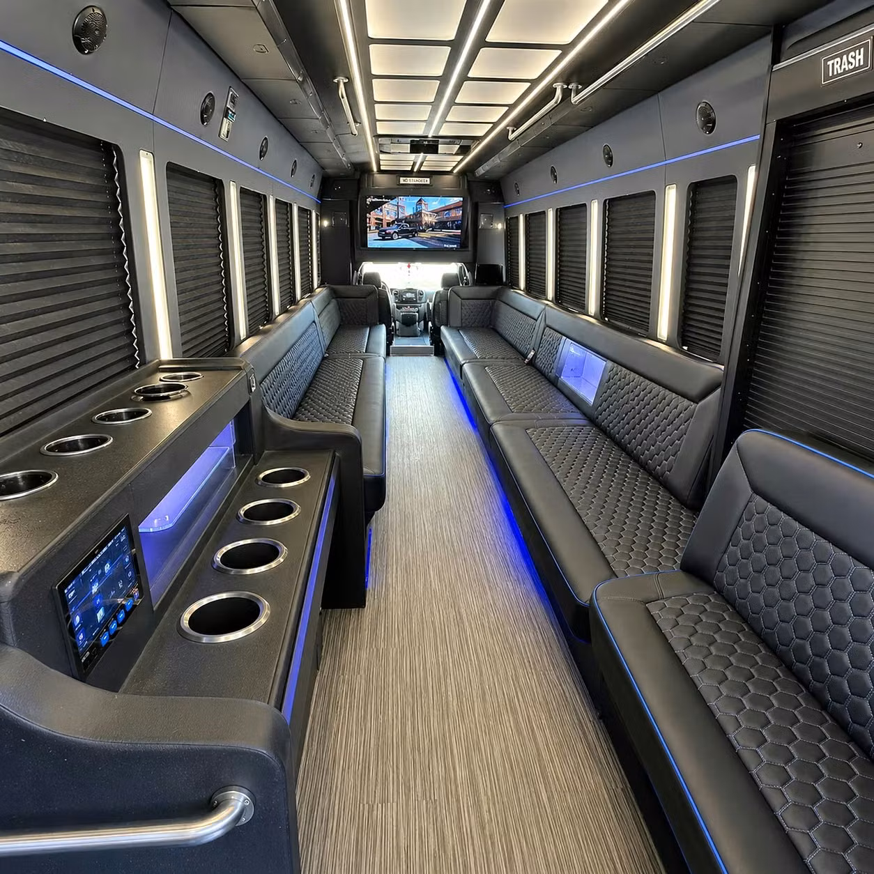 party bus interior